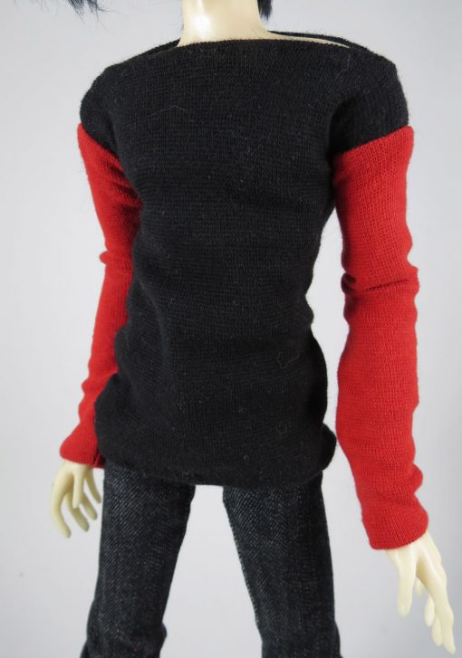 Long Sleeve Shirt Red and Black - Image 4