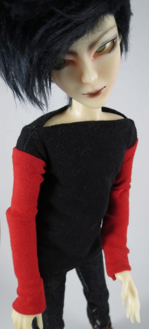 Long Sleeve Shirt Red and Black - Image 3