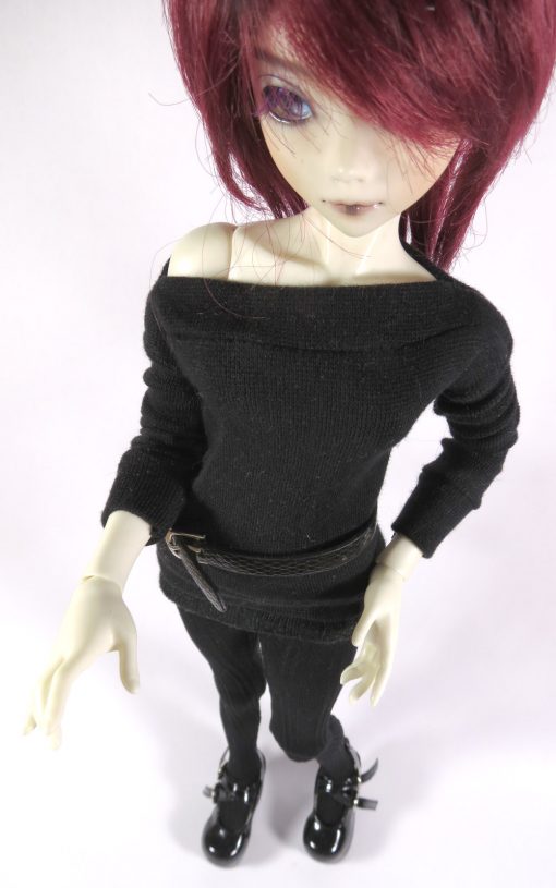 Black Ball Jointed Doll Shirt