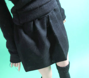Black Skirt for Ball Jointed Doll