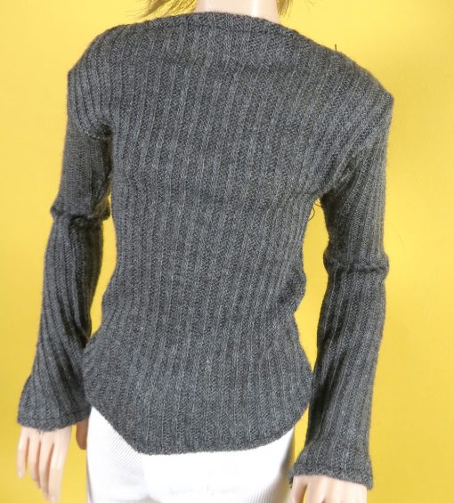 Charcoal Gray Sweater for Ball Jointed Doll