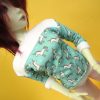 Teal Unicorn Rainbows Wide Neck Shirt - Image 2